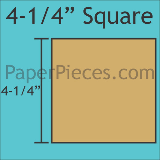 4-1/4" Square