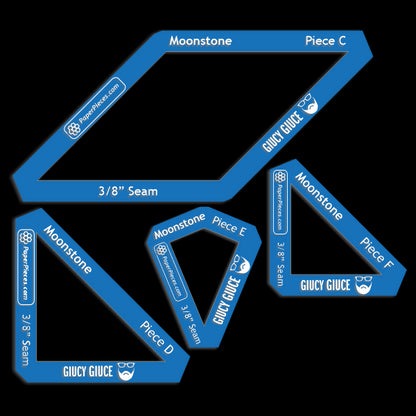 Moonstone Block Paper Pieces + Templates by Giucy Giuce