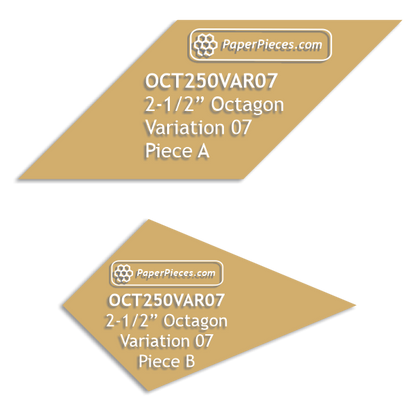 2-1/2" Octagon Variation 07