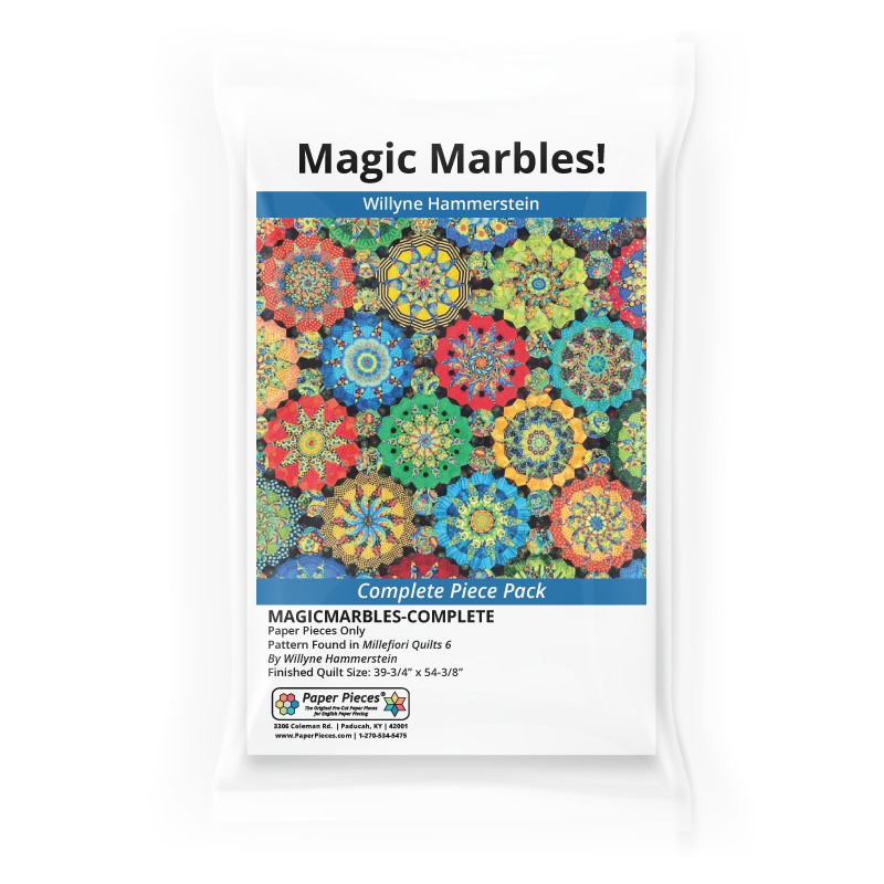 Magic Marbles from Millefiori Quilts 6 by Willyne Hammerstein