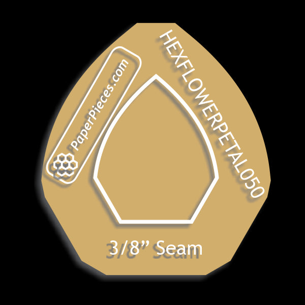 1/2" Hexagon Flower Petals