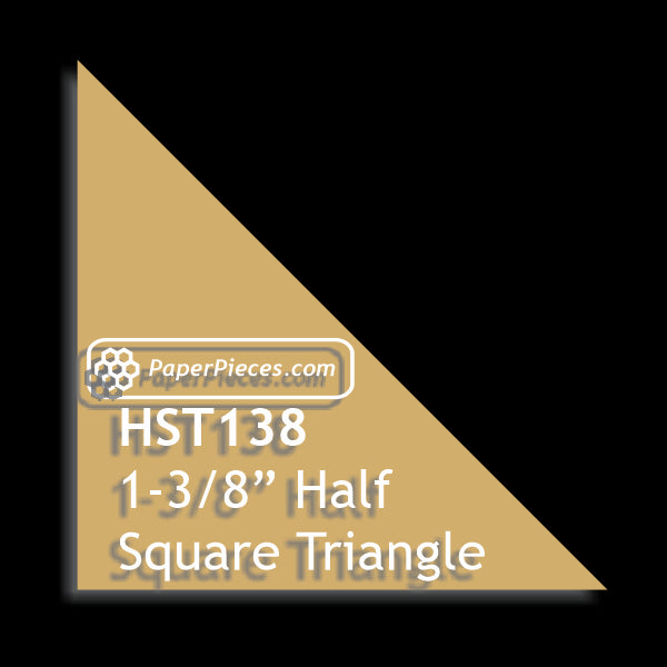 1-3/8" Half Square Triangle