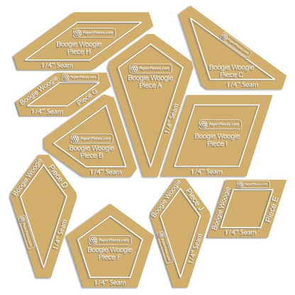 Boogie Woogie found in Millefiori Quilts 4 by Willyne Hammerstein