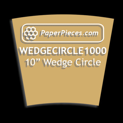 10" Wedge Circle