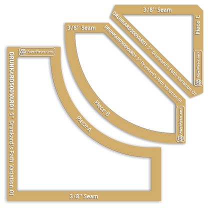 5" Drunkard's Path Variation 01