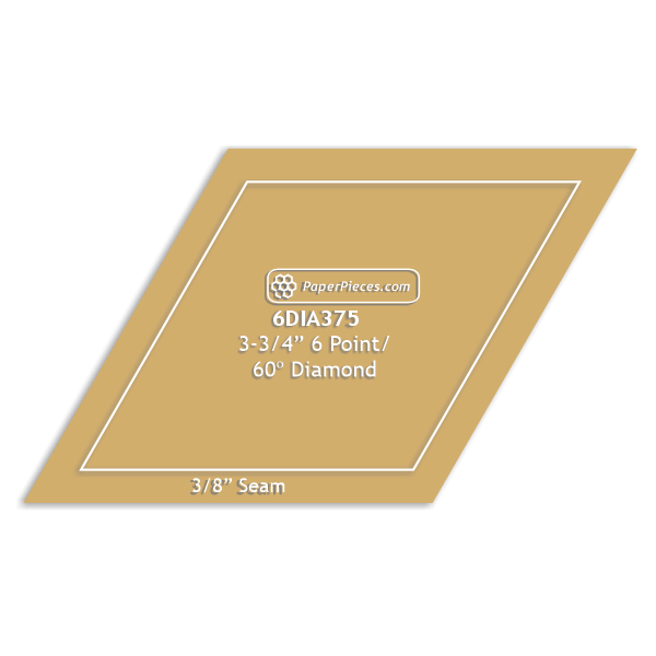 3-3/4" 6 Point Diamond