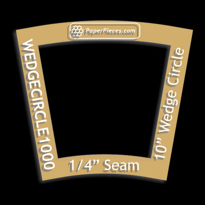 10" Wedge Circle