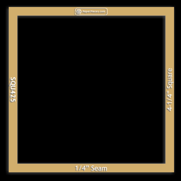 4-1/4" Square