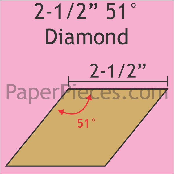 2-1/2" 51 Degree Diamond