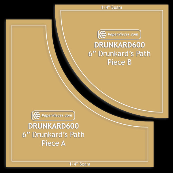 6" Drunkard's Path