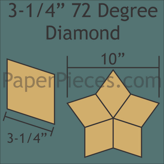 3-1/4" 72 Degree Diamond