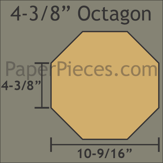 4-3/8" Octagon