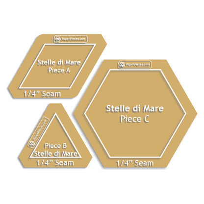 Stelle di Mare from Millefiori Quilts 5 by Willyne Hammerstein