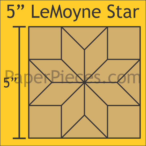 5" Lemoyne Star