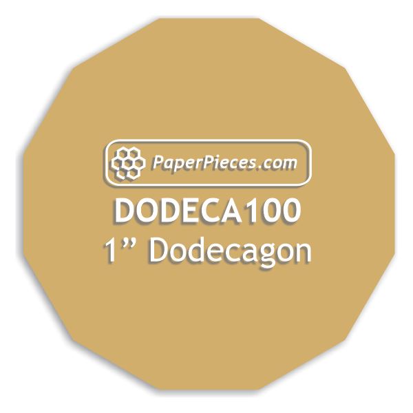1" Dodecagon