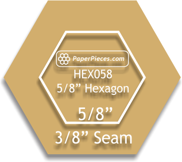 5/8" Hexagons