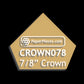 7/8" Crown