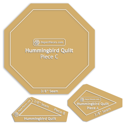 Hummingbird Quilt Bundle | FREE Template Set