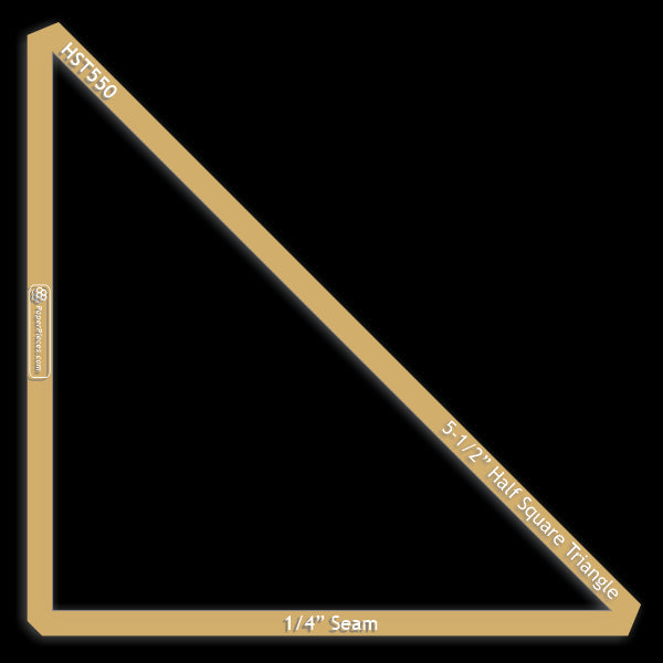 5-1/2" Half Square Triangle