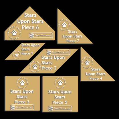 Stars Upon Stars by Laundry Basket Quilts