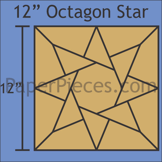 12" Octagon Star
