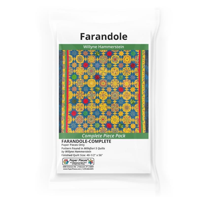 Farandole from Millefiori Quilts 5 by Willyne Hammerstein