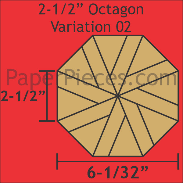 2-1/2" Octagon Variation 02