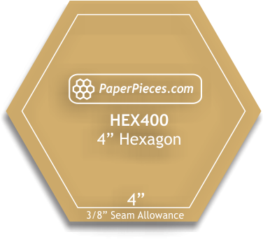 4" Hexagons