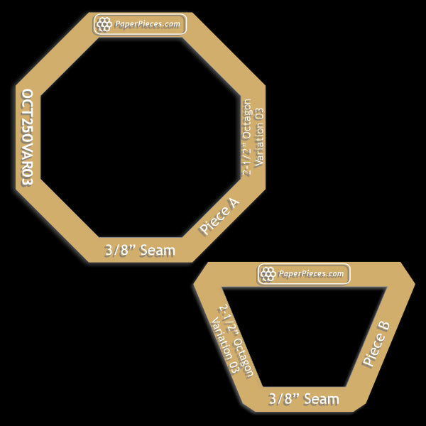 2-1/2" Octagon Variation 03