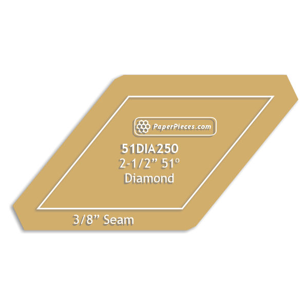 2-1/2" 51 Degree Diamond