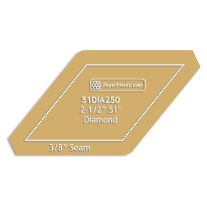 2-1/2" 51 Degree Diamond