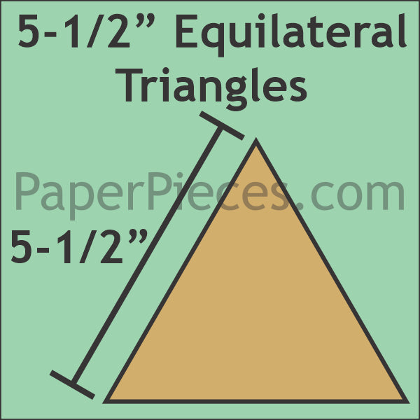 5-1/2" Equilateral Triangle