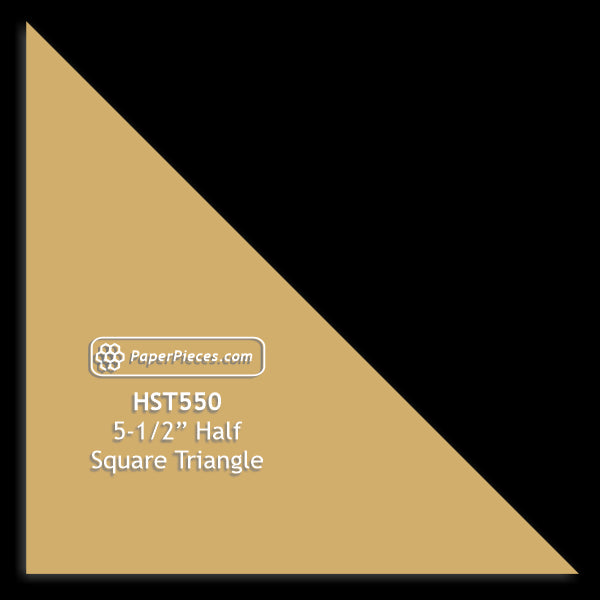 5-1/2" Half Square Triangle