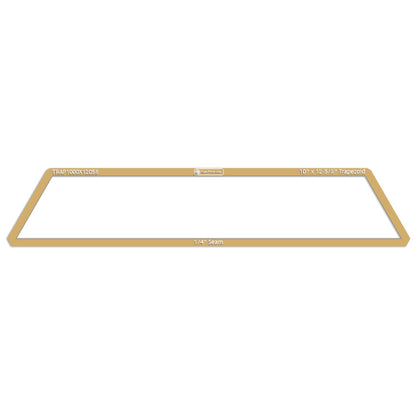 10" x 12-5/16" Trapezoid