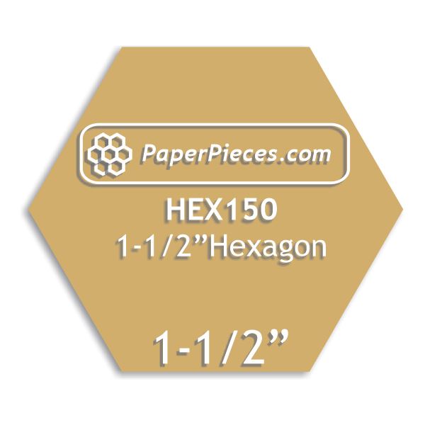 1-1/2" Hexagons