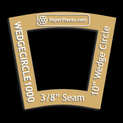 10" Wedge Circle