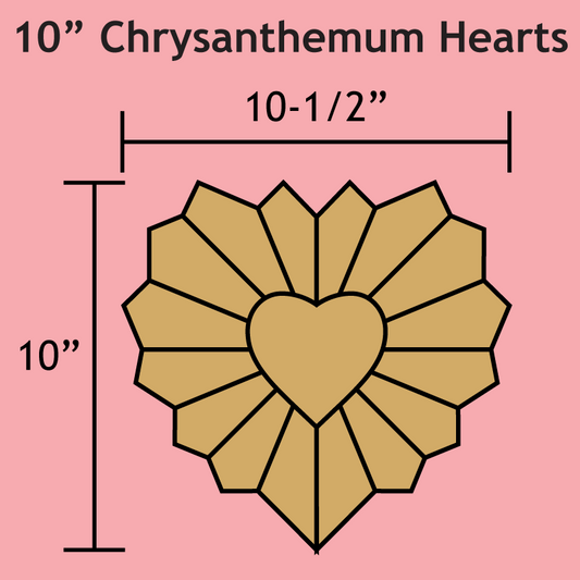 10" Chrysanthemum Heart