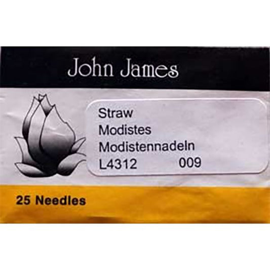 John James Needles #9 Straw 25 count