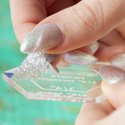 Assorted Glitter Washi Tape: 3/8"