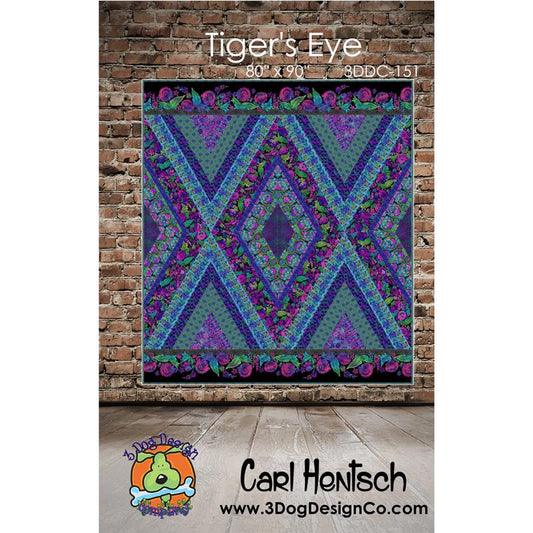 Tigers Eye Pattern by Carl Hentsch of 3 Dog Designs