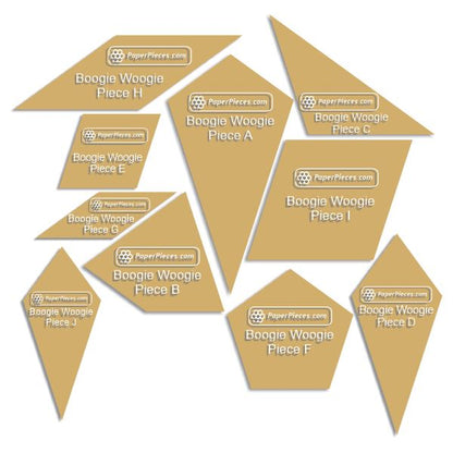 Boogie Woogie found in Millefiori Quilts 4 by Willyne Hammerstein