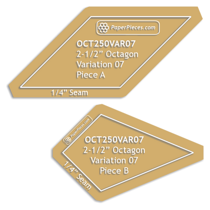 2-1/2" Octagon Variation 07
