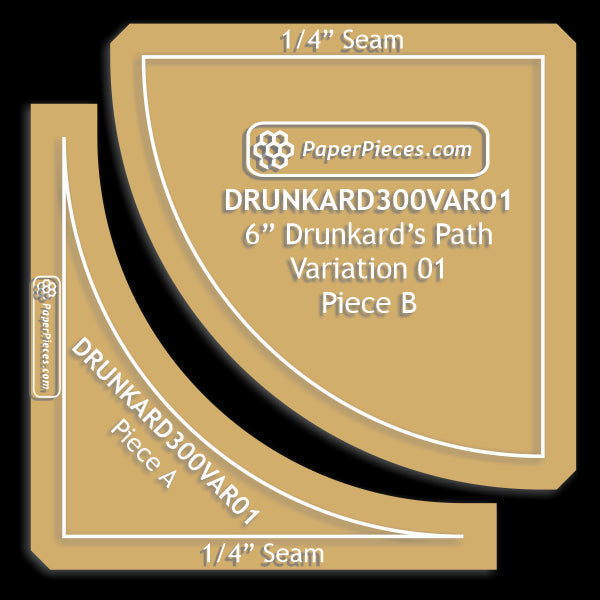 3" Drunkard's Path Variation 01