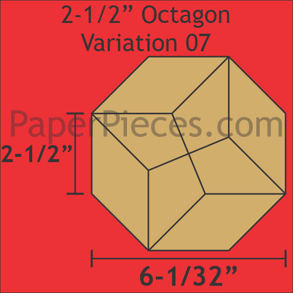 2-1/2" Octagon Variation 07