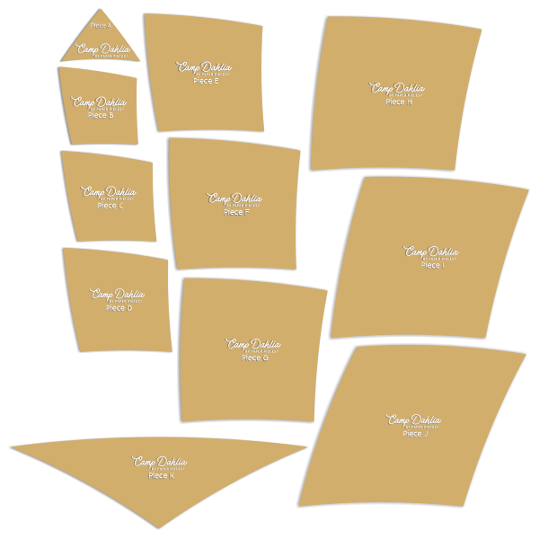 PRE-ORDER: Camp Dahlia Quilt by Paper Pieces