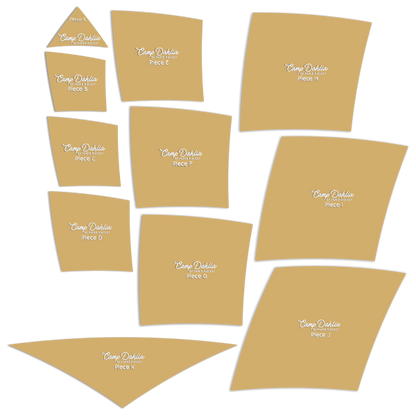 PRE-ORDER: Camp Dahlia Quilt by Paper Pieces