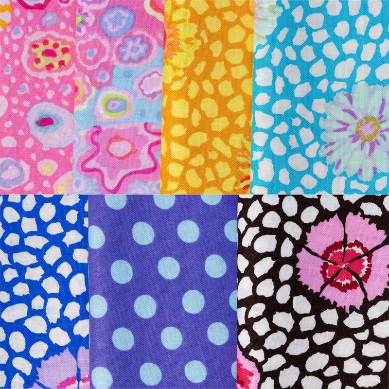 PRE-ORDER: Contrast Fanfare by Kaffe Fassett and Paper Pieces® Bundle | FREE Acrylic Template Set