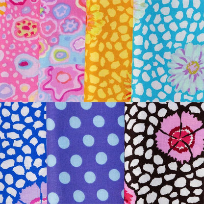 PRE-ORDER: Contrast Fanfare by Kaffe Fassett and Paper Pieces® Bundle | FREE Acrylic Template Set