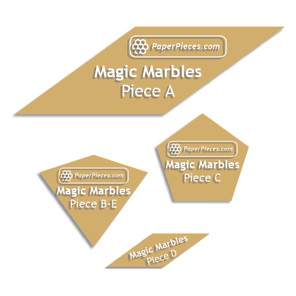 Magic Marbles from Millefiori Quilts 6 by Willyne Hammerstein