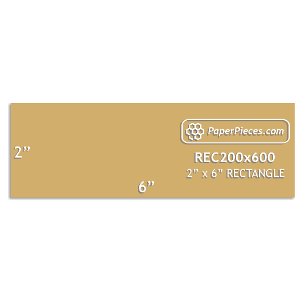 2" X 6" Rectangles